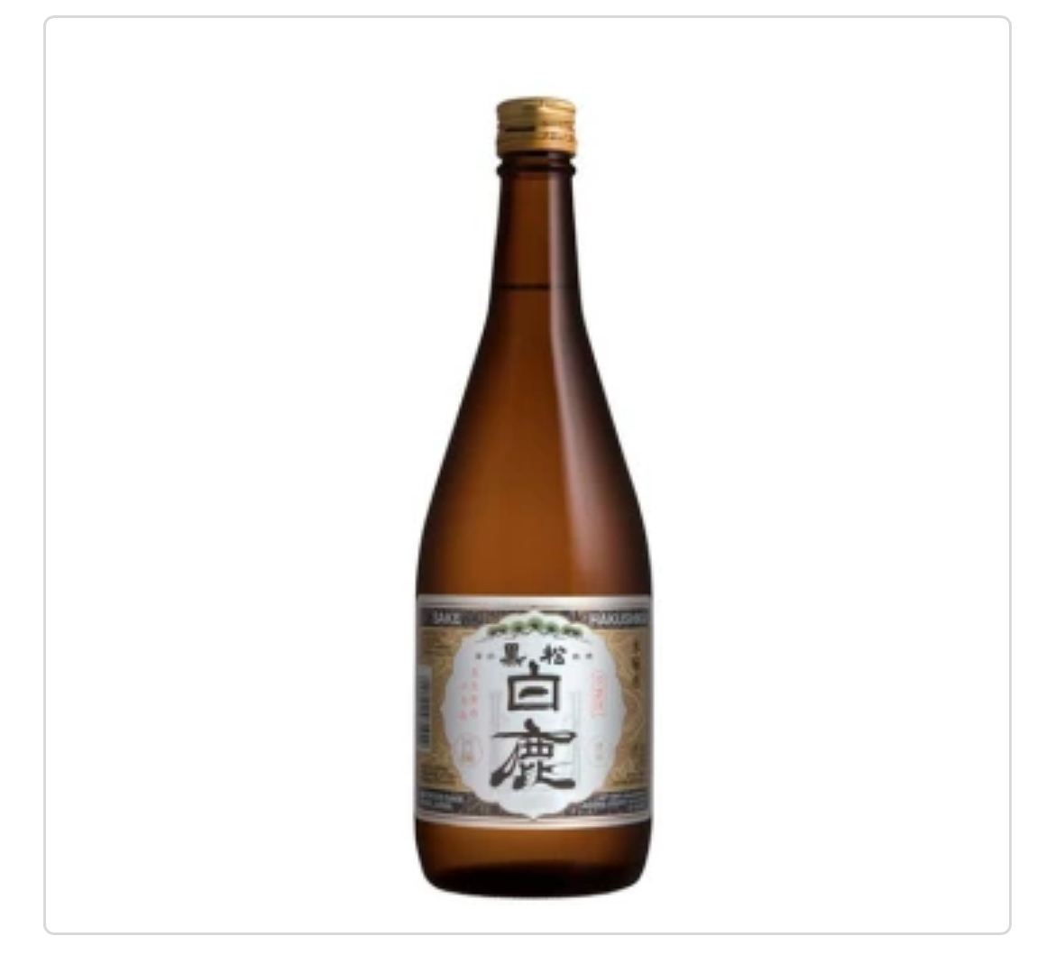 Hakushika garrafa 720ml    R$325
