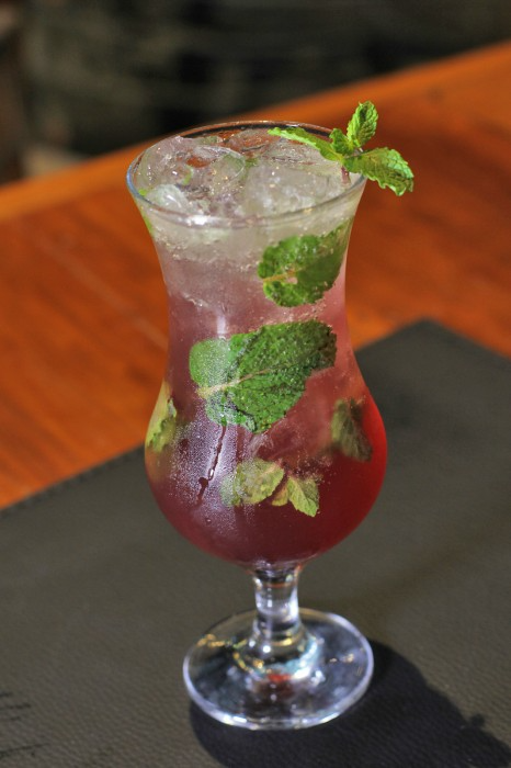 Virgin Blueberry Mojito