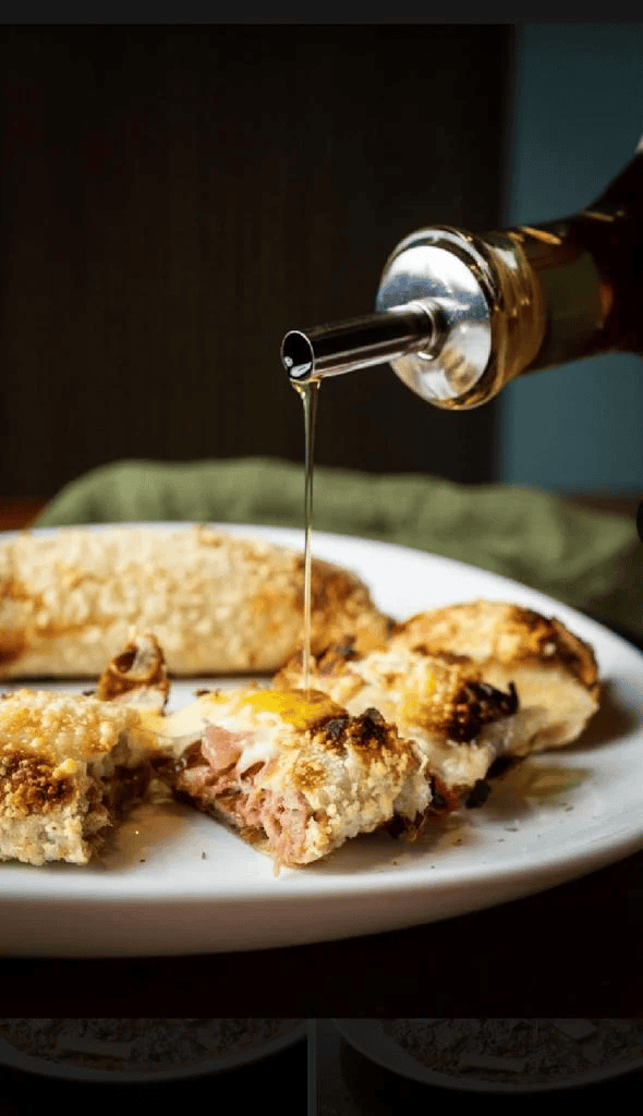 Scalinata de parma com rúcula