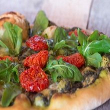 Pizze ou Calzone Vegetarianos 
