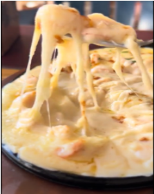  Camarões Gratinados ao Molho Cremoso