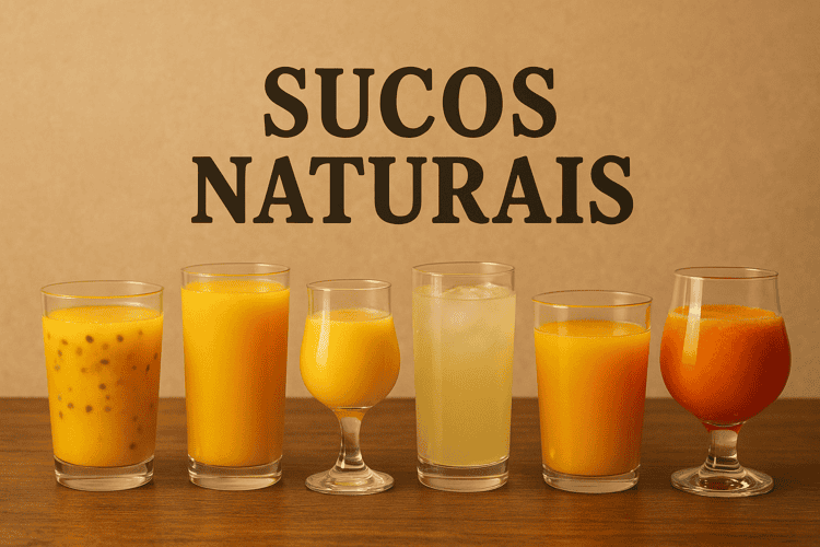 Sucos naturais 500 ml 