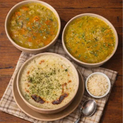 Sopas, Caldos e Cremes