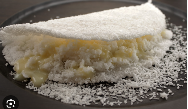 TAPIOCA DE LEITE CONDENSADO E COCO