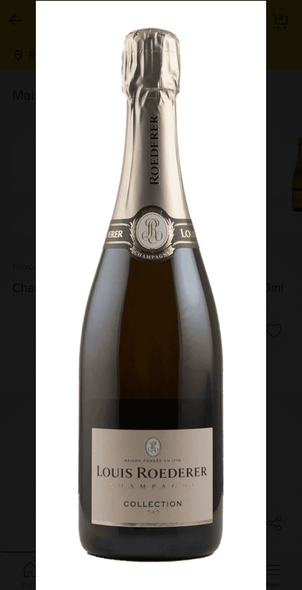 champagne Louis roederer collection   650