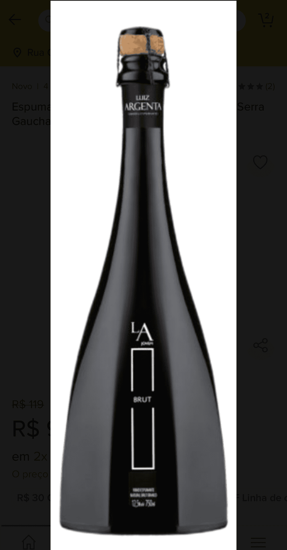Espumante LA Brut jovem  196