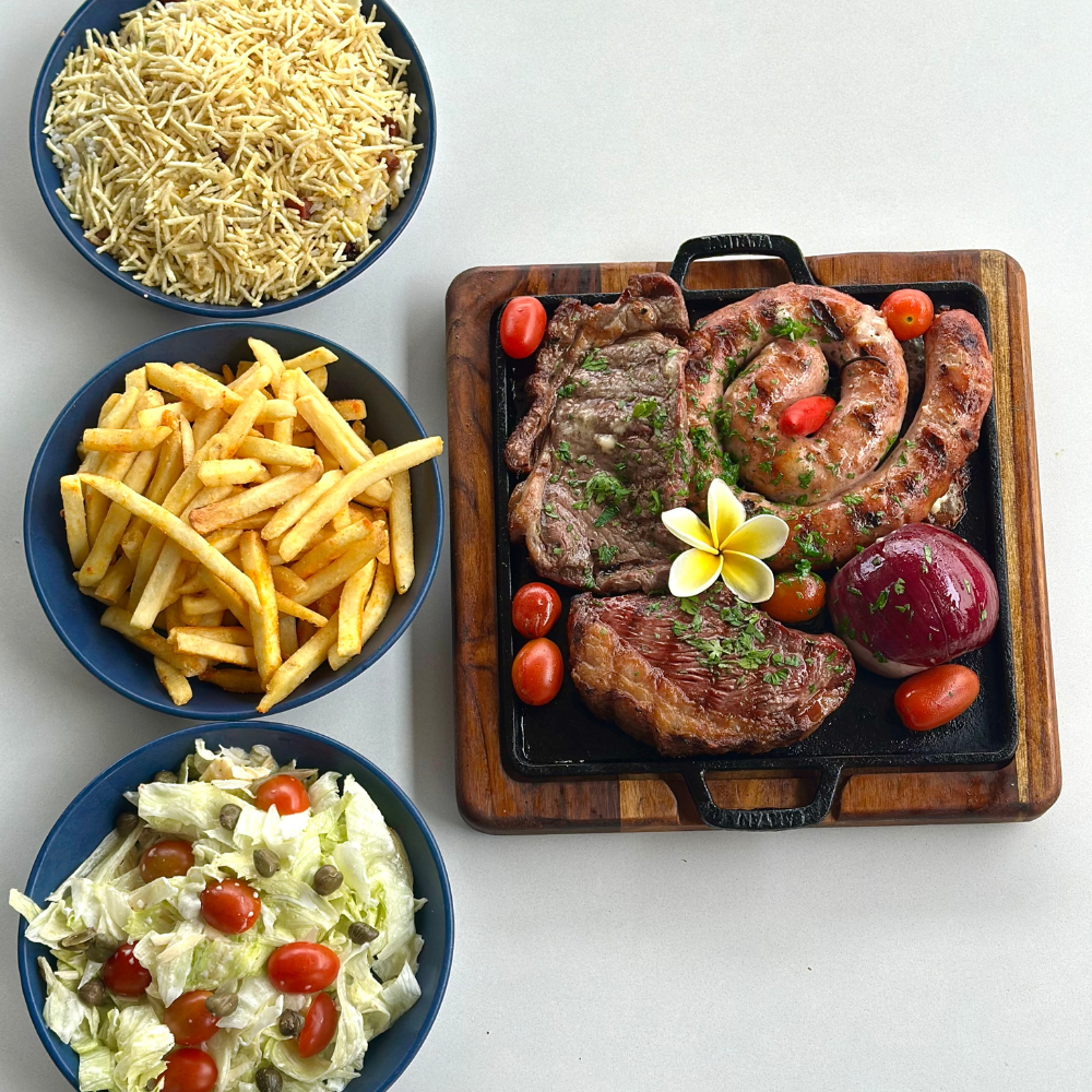 Trio Parrilla (3 a 4 Pessoas)