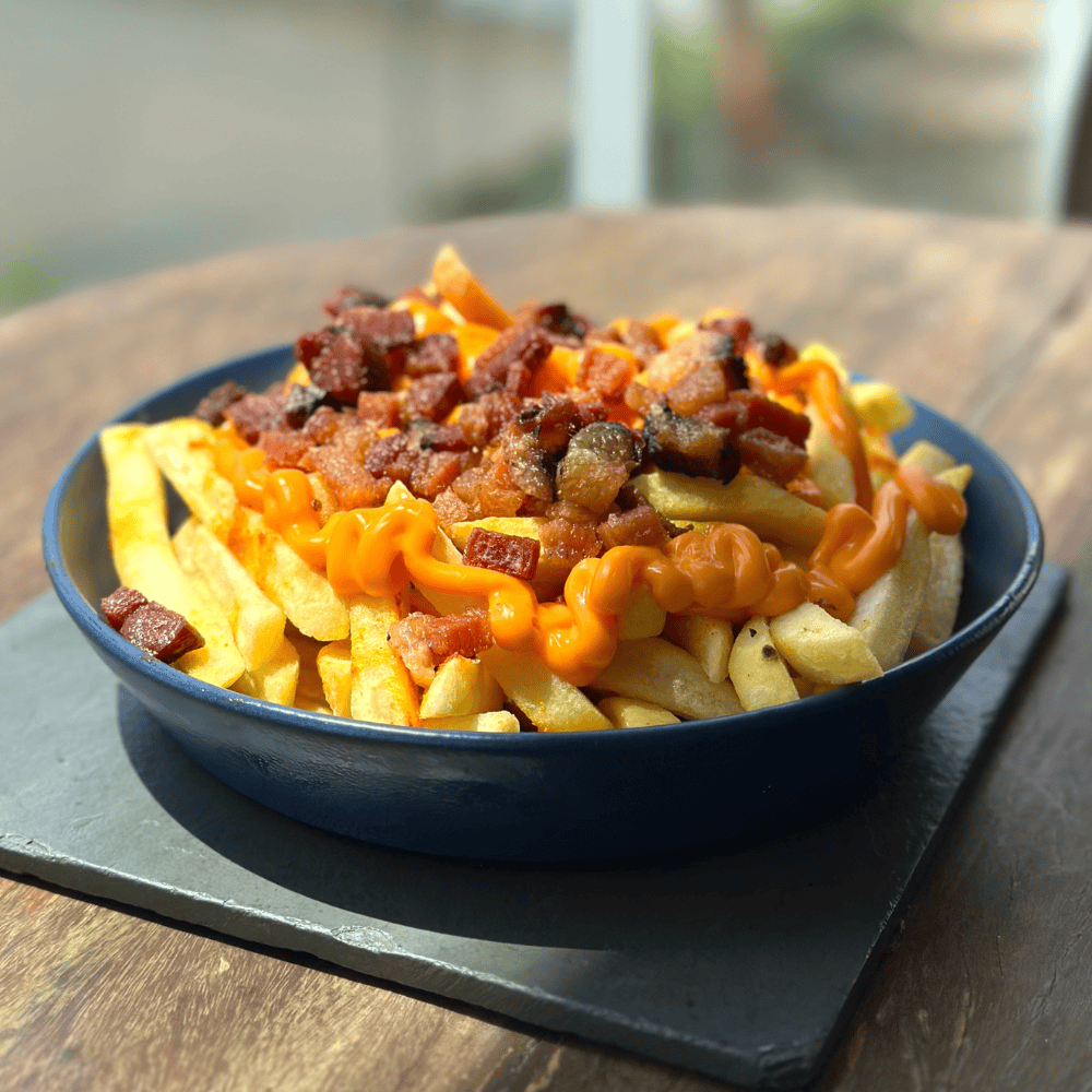 Batata Cheddar e Bacon 
