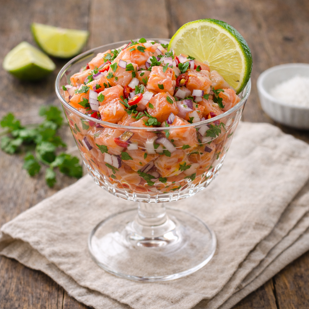 Ceviche de Salmão