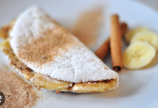 TAPIOCA DE BANANA COM CANELA 