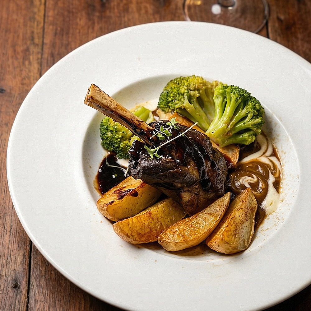 Stinco de Cordeiroa a La Roti